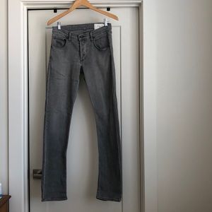 Men’s Rag & Bone Standard Issue Fit 2 Size 29 Grey Jeans